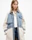 Dayly Denim Panelled Relaxed Trench Coat
