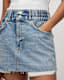 Hailey Distressed Denim Mini Skirt