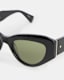 Calypso Bevelled Cat Eye Sunglasses