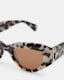 Calypso Bevelled Cat Eye Sunglasses