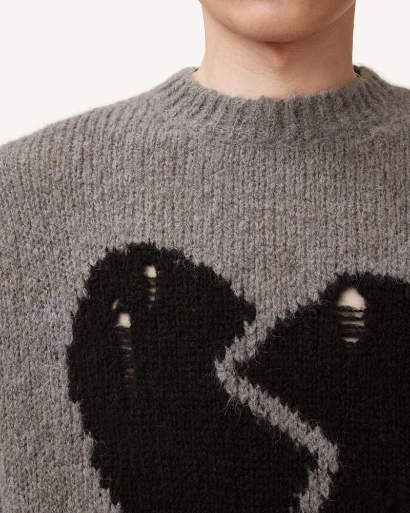 Luv Heart Oversized Knitted Jumper