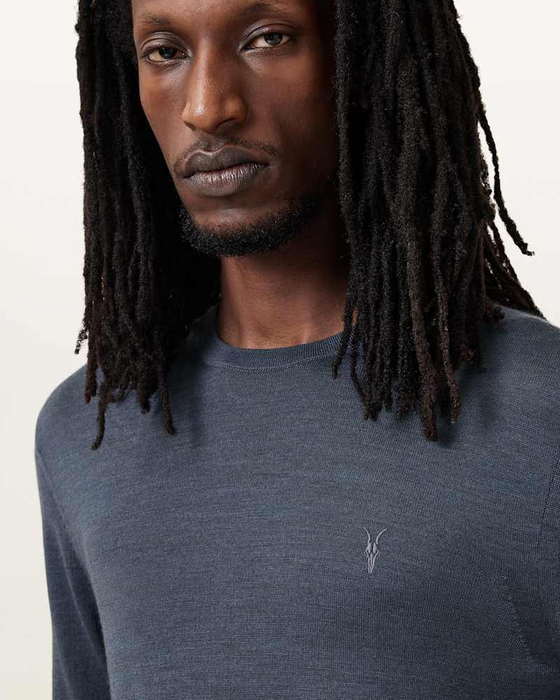 Mode Merino Crew Neck Ramskull Jumper