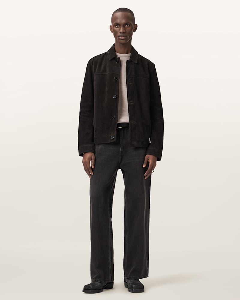 Nates Suede Slim Fit Jacket