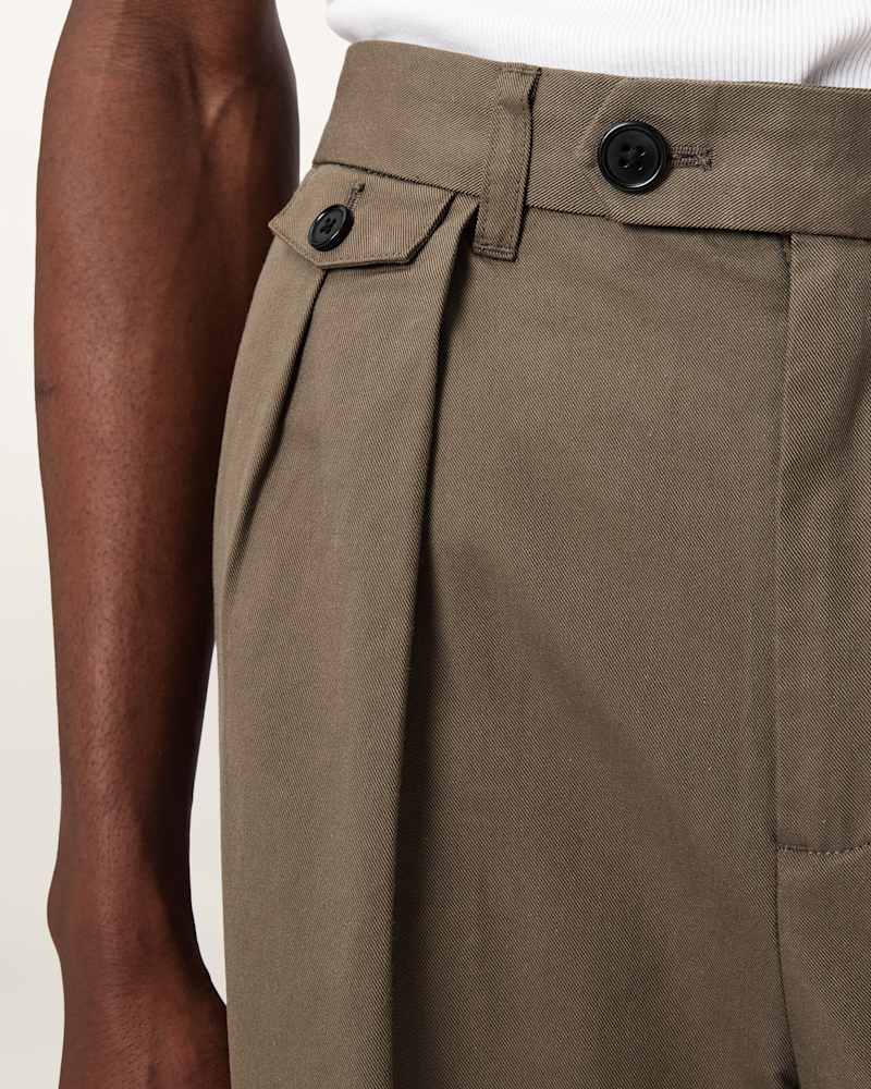 Conway Wide Leg Pleated Trousers