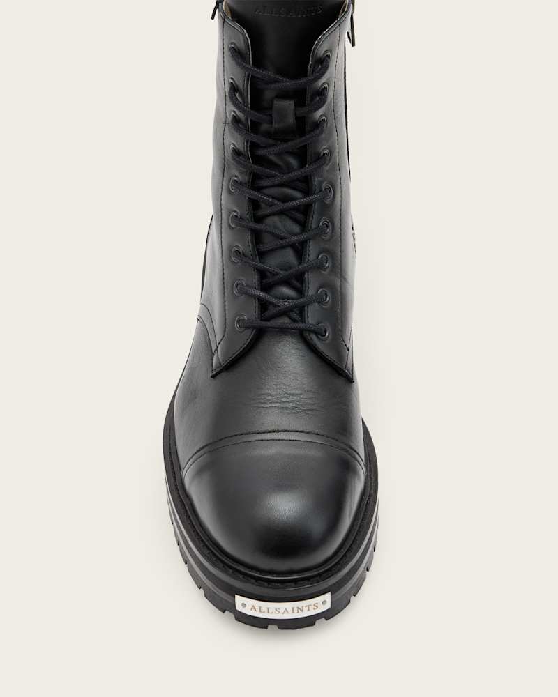 Hank Chunky Leather Boots