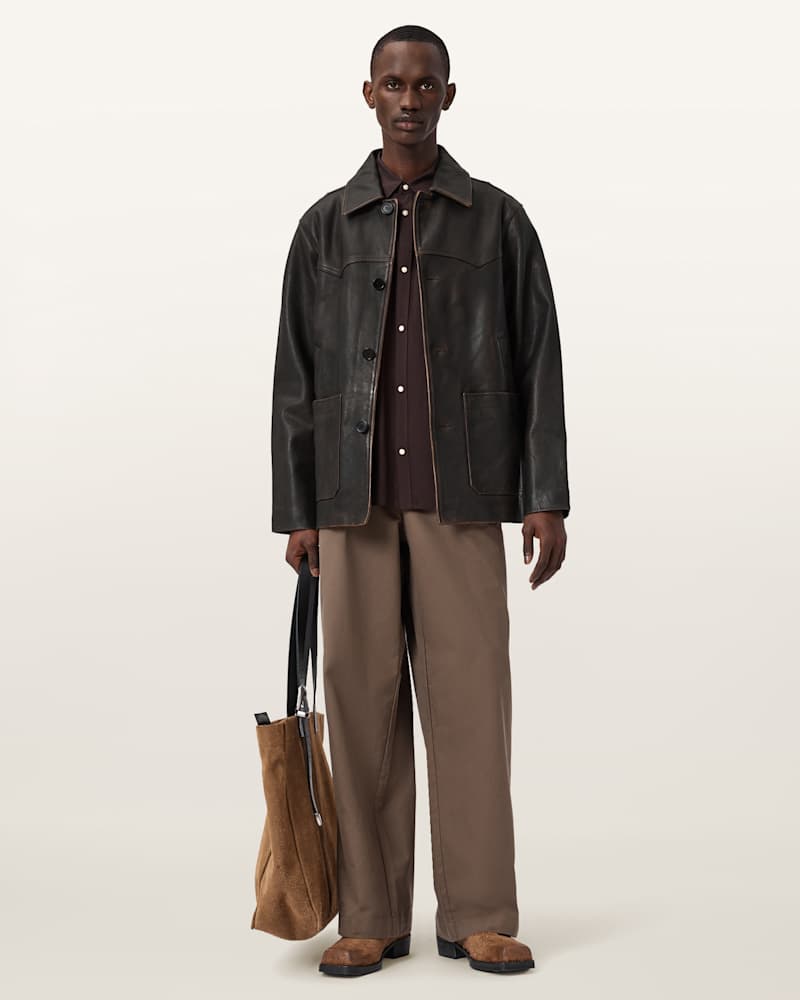 Hartwell Leather Coat