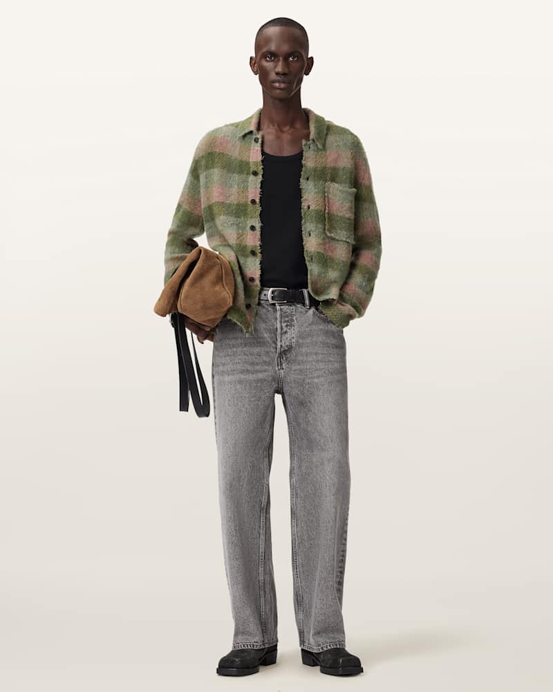 Adler Jacquard Plaid Cardigan