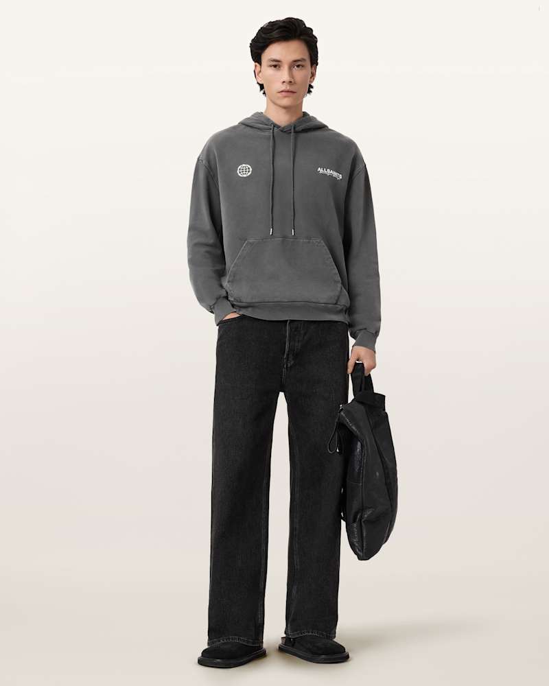 Emblem Oversized Cotton Hoody