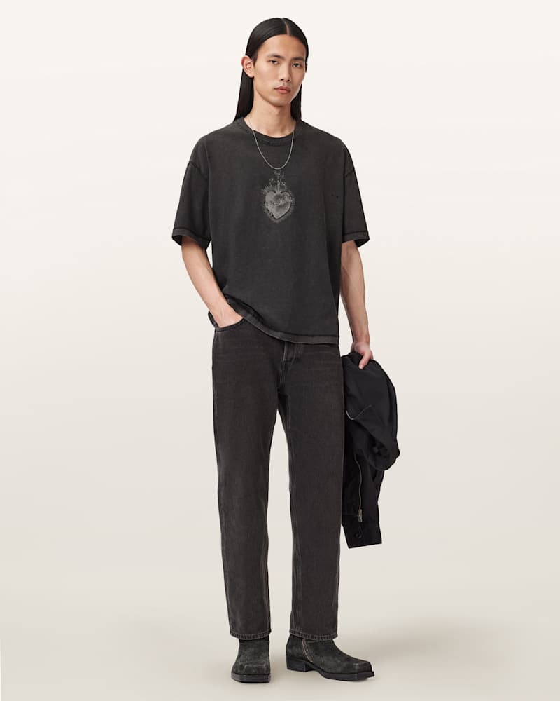 Sabbath Boxy Embellished Graphic T-Shirt