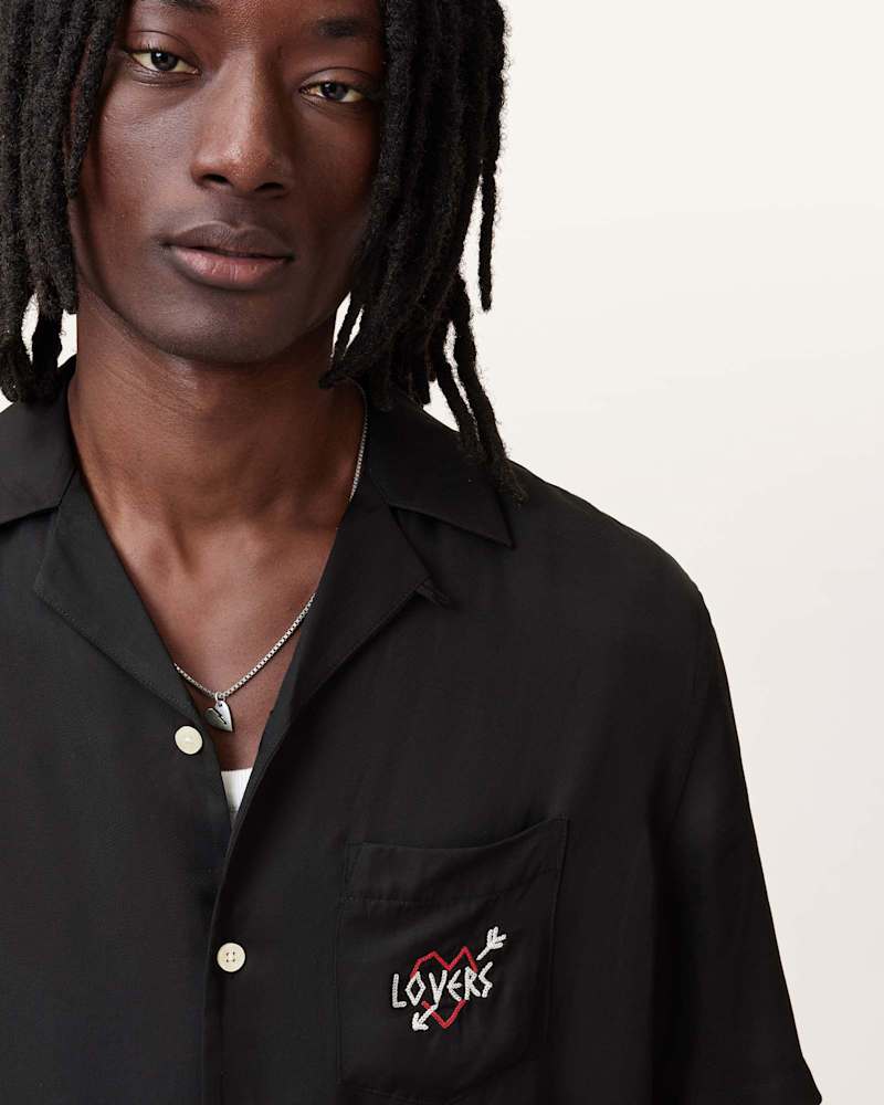 Lovers Embroidered Relaxed Fit Shirt