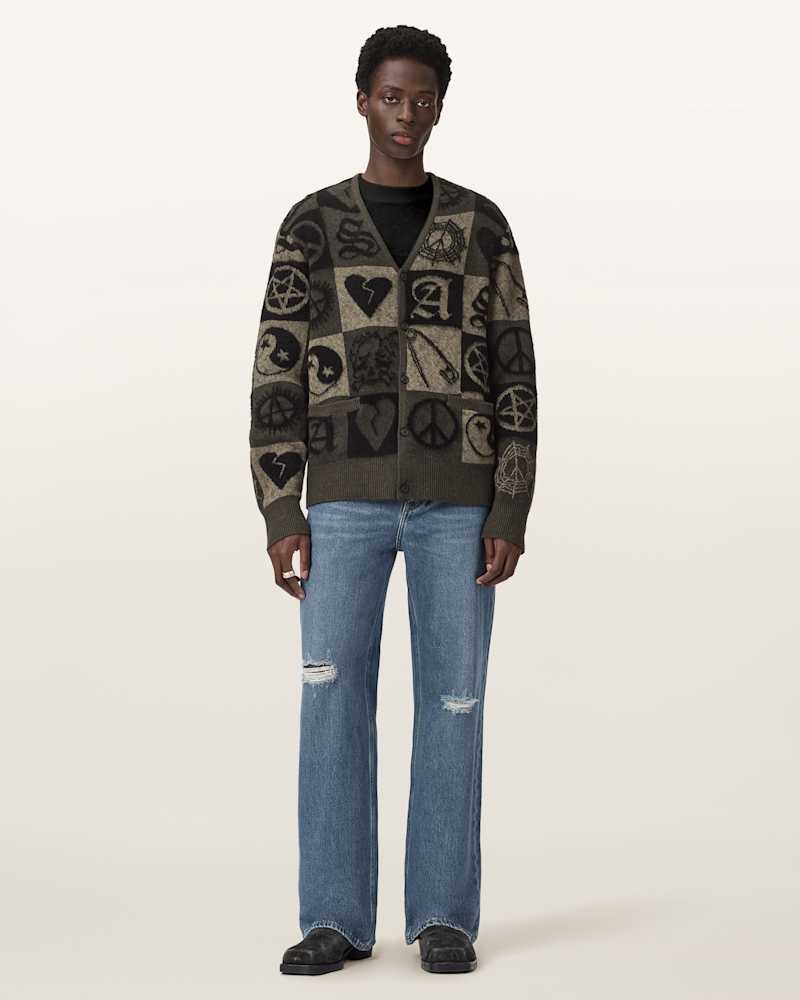 Travis Jacquard Cardigan