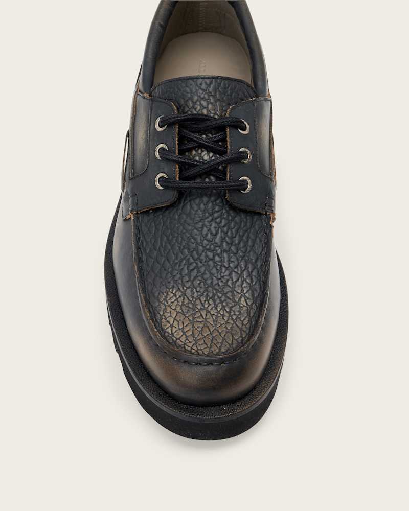 Skiff Leather Boat Shoes
