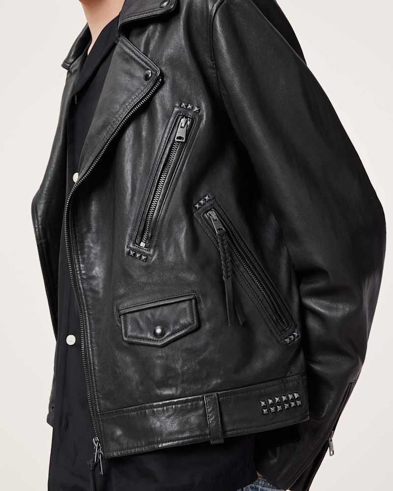 Ronnet Leather Biker Jacket