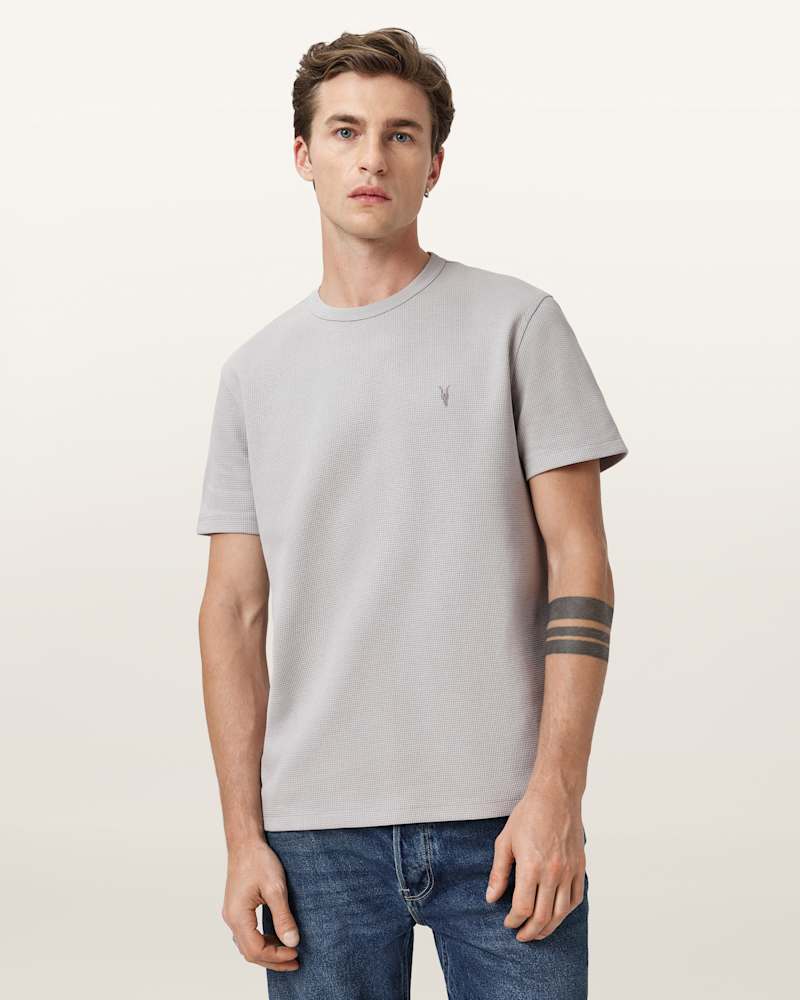 Ellis Waffle Texture Crew Neck T-Shirt