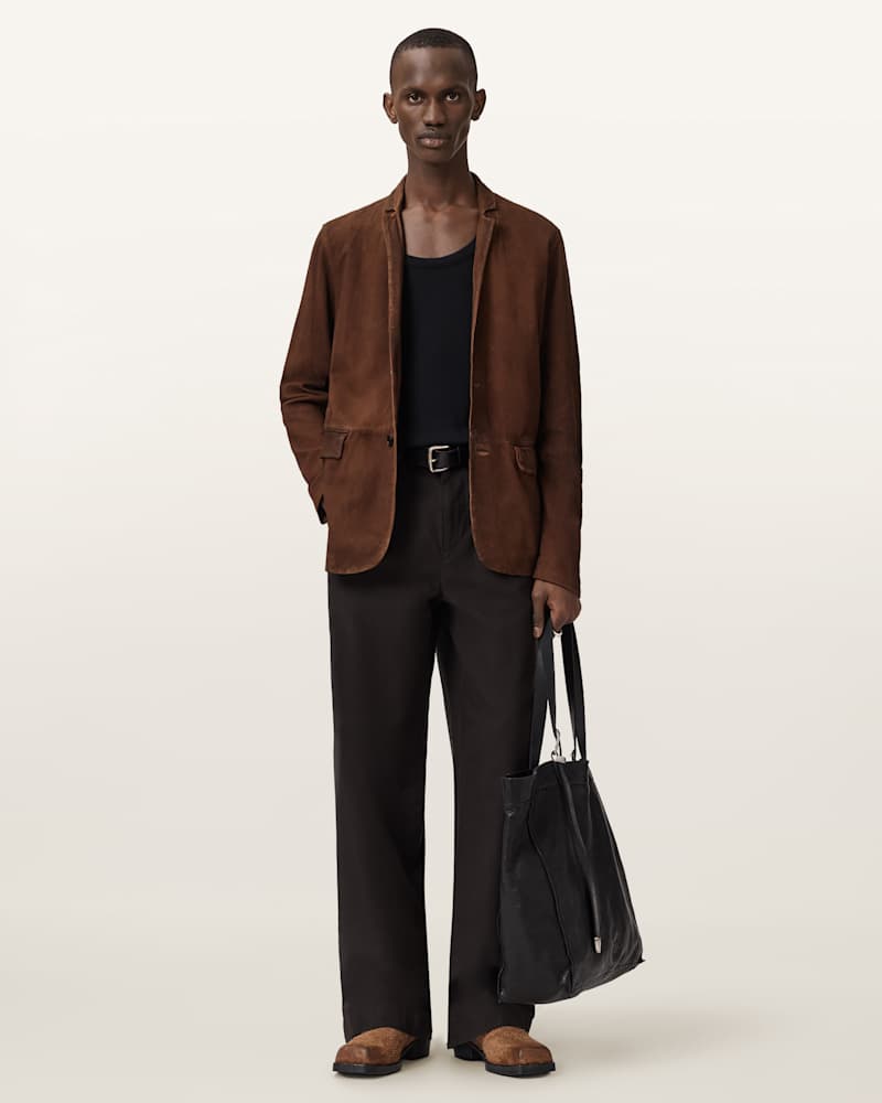 Monet Waxed Suede Blazer