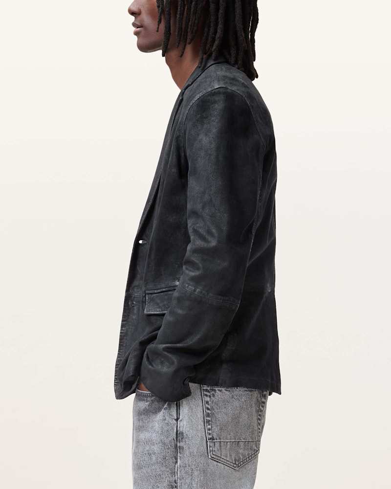 Monet Waxed Suede Blazer