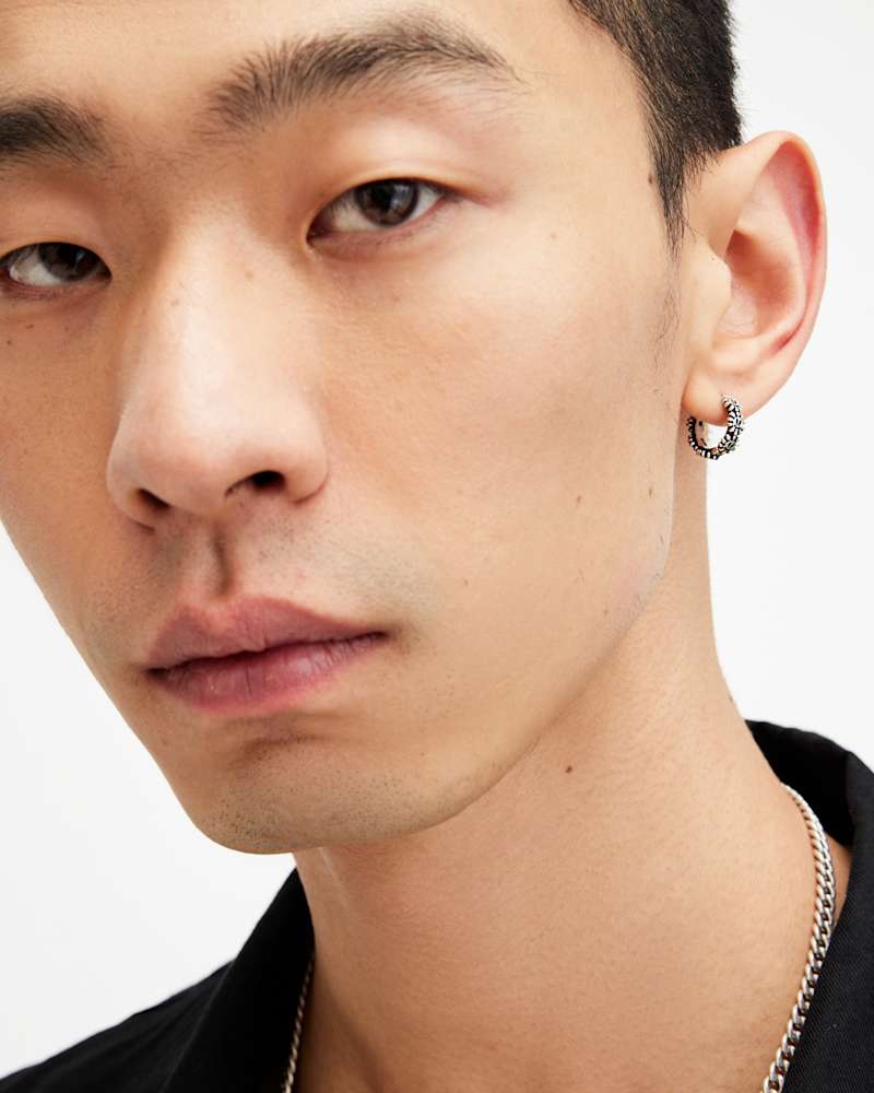 Daisical Sterling Silver Hoop Earring