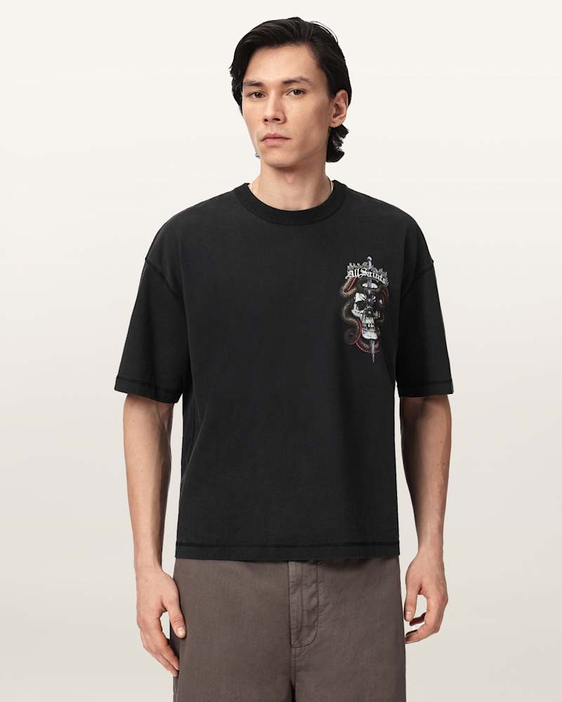 Araknid Short Sleeve Boxy Graphic T-Shirt  