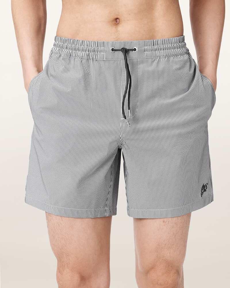 Cipher Striped Swim Shorts