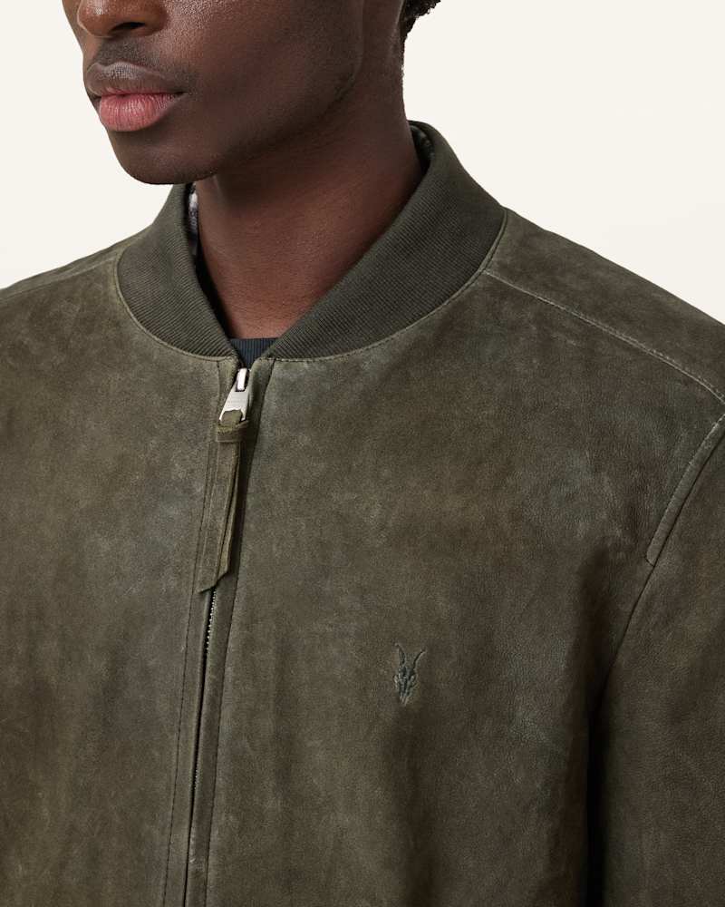 Buckley Suede Bomber Jacket
