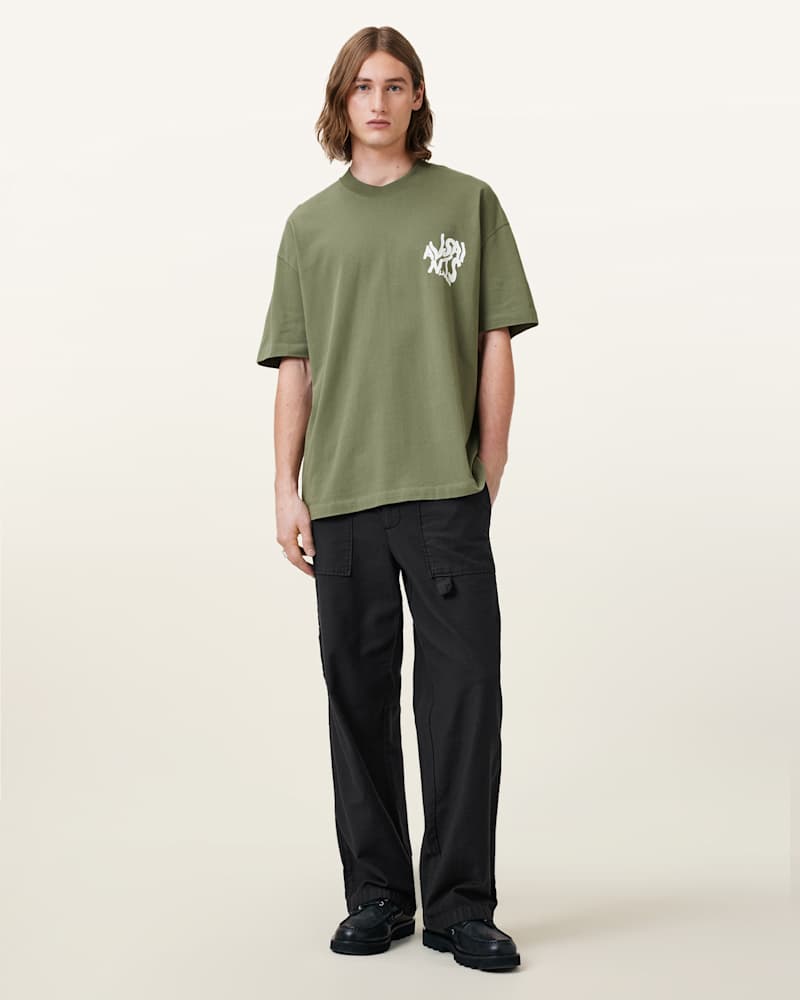 Orlando Logo Print Oversized T-Shirt