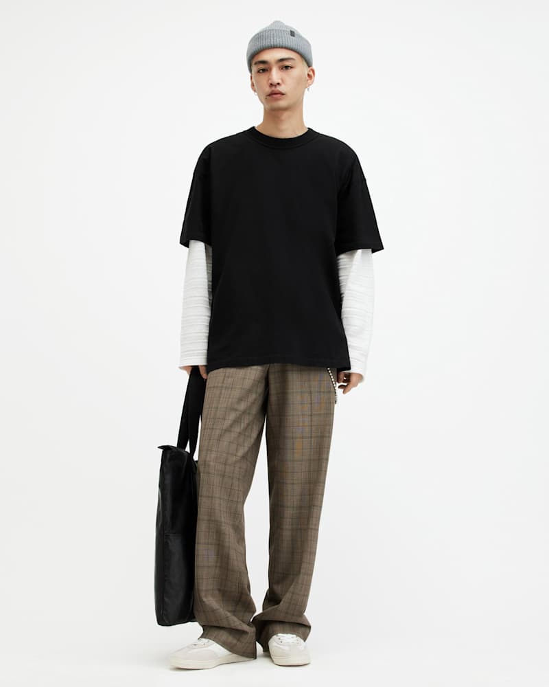 Isac Oversized Crew Neck T-Shirt