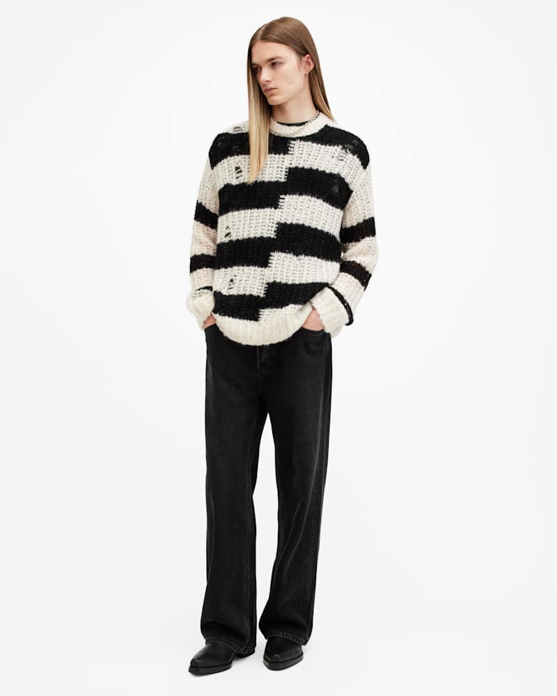 Pip Striped Oversized Jumper