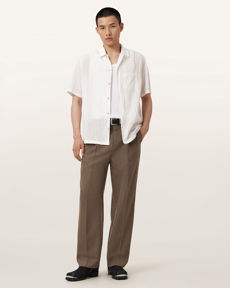 Walton Short Sleeve Crepe Shirt