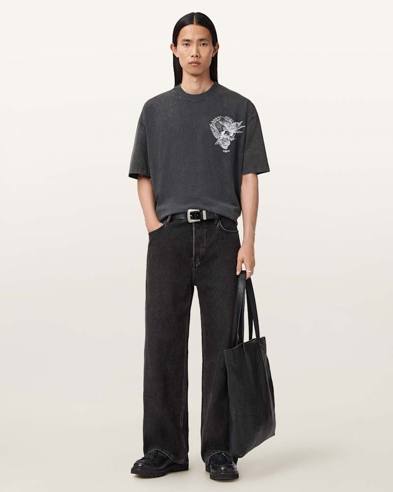 Mysteries Oversized Graphic T-Shirt