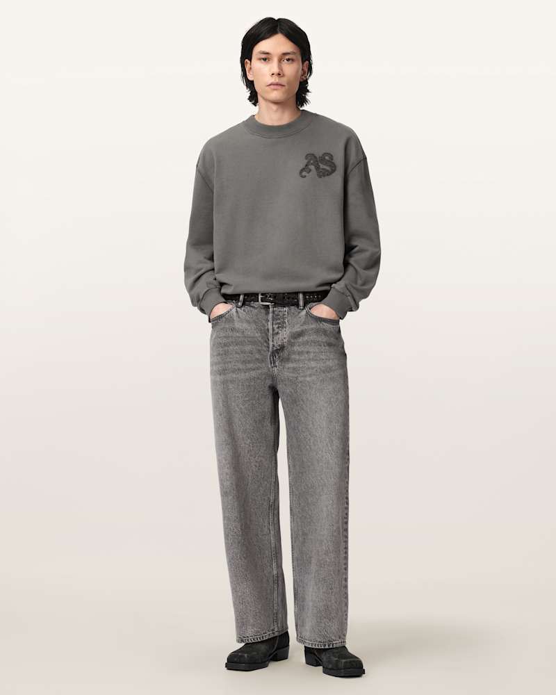 Insignia Crew Neck Cotton Sweatshirt
