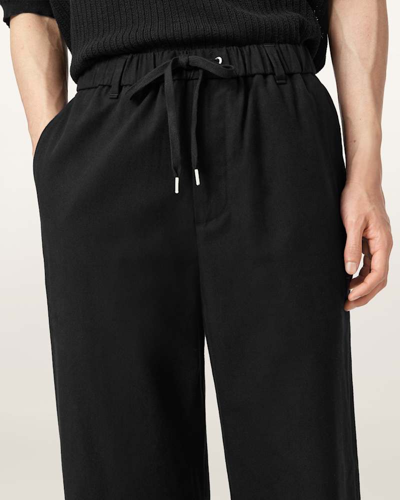 Mori Mid Rise Cotton Trousers