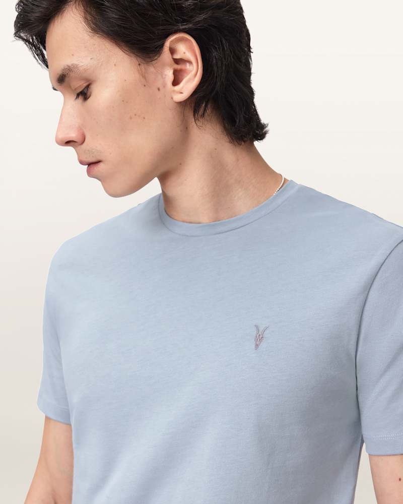 Brace Brushed Cotton Crew Neck T-Shirt