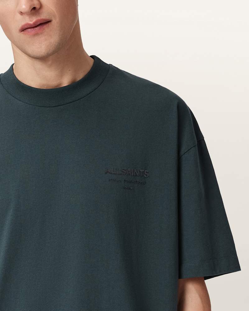 Xander Flocked Logo Oversized T-Shirt 