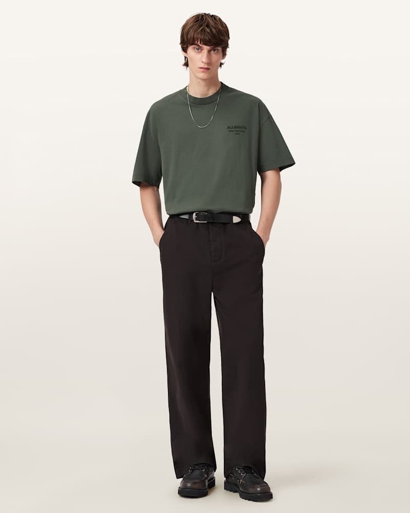 Xander Flocked Logo Oversized T-Shirt 