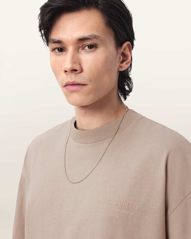 Xander Flocked Logo Oversized T-Shirt 