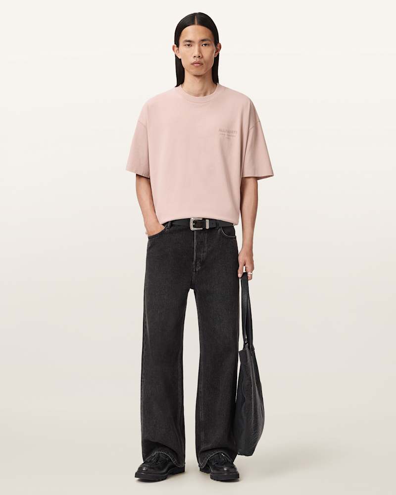 Xander Flocked Logo Oversized T-Shirt 