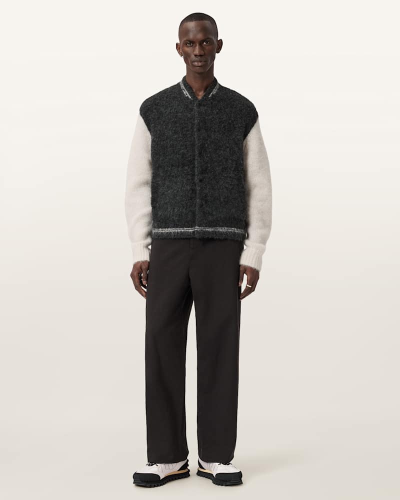 Jaque Oversized Varsity Cardigan 