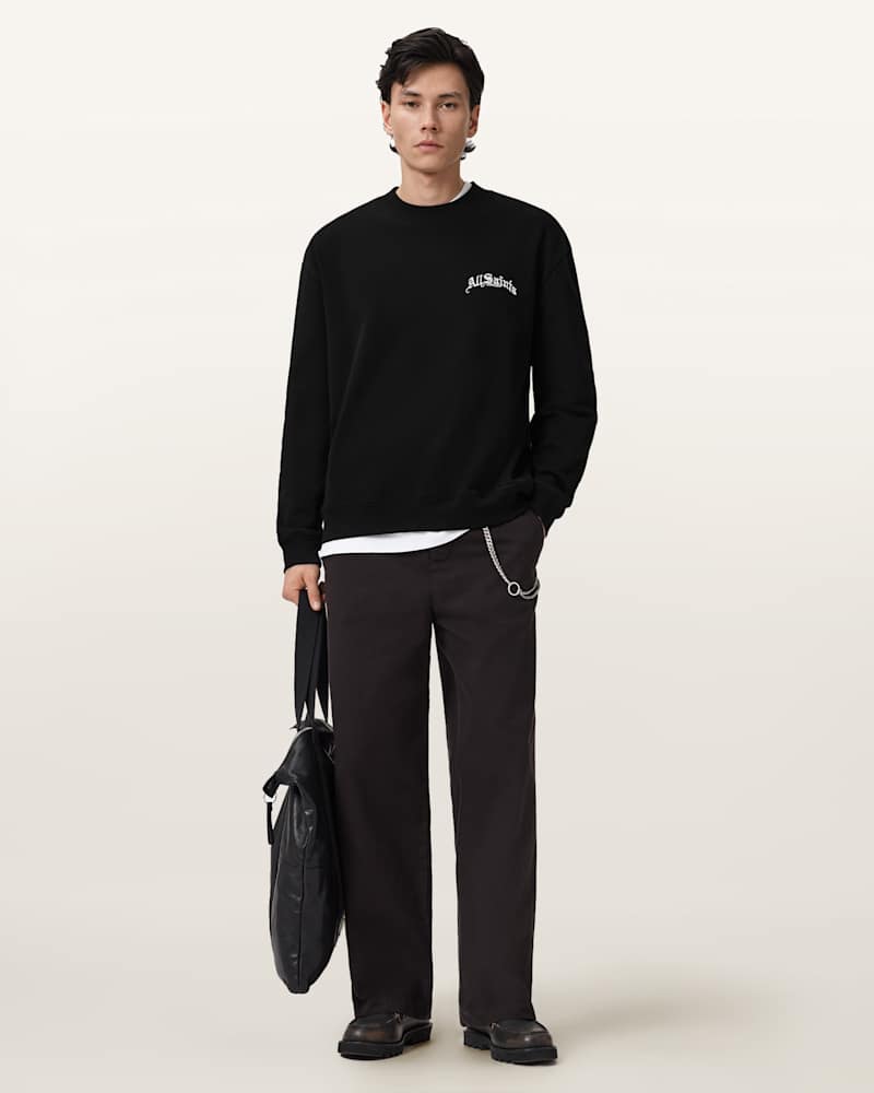 Descent Oversized Cropped Sweatshirt 