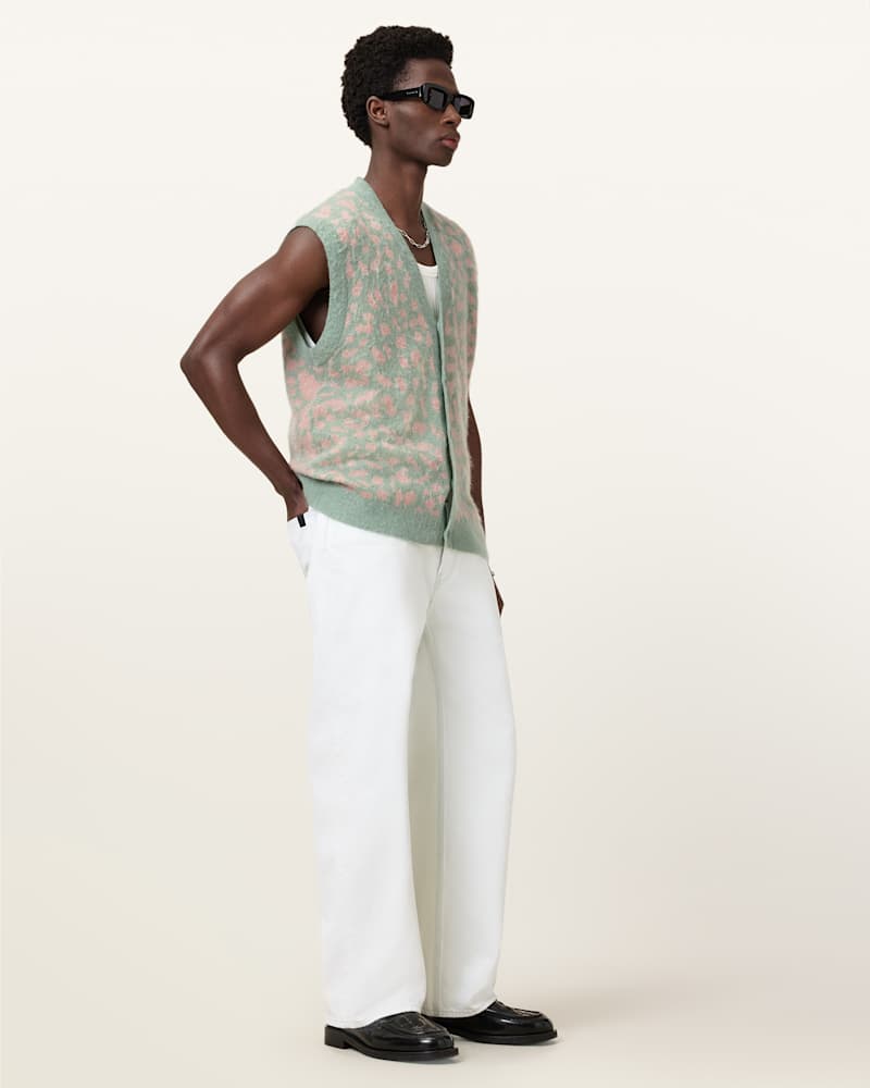 Serge Leopard Jacquard Vest
