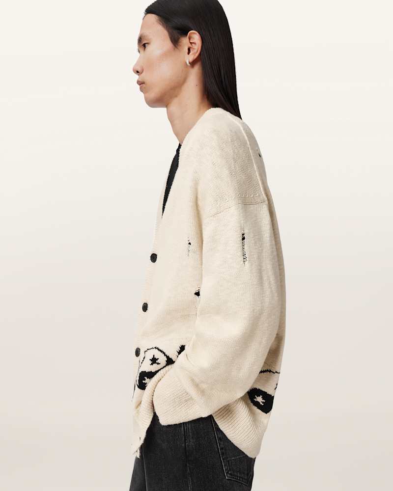 Tabua Oversized Jacquard Cardigan