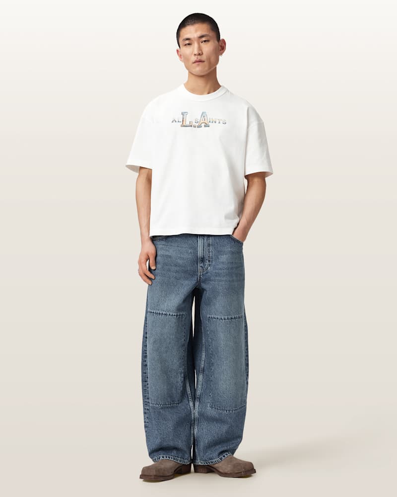 Angelino Boxy Short Sleeve Graphic T-Shirt