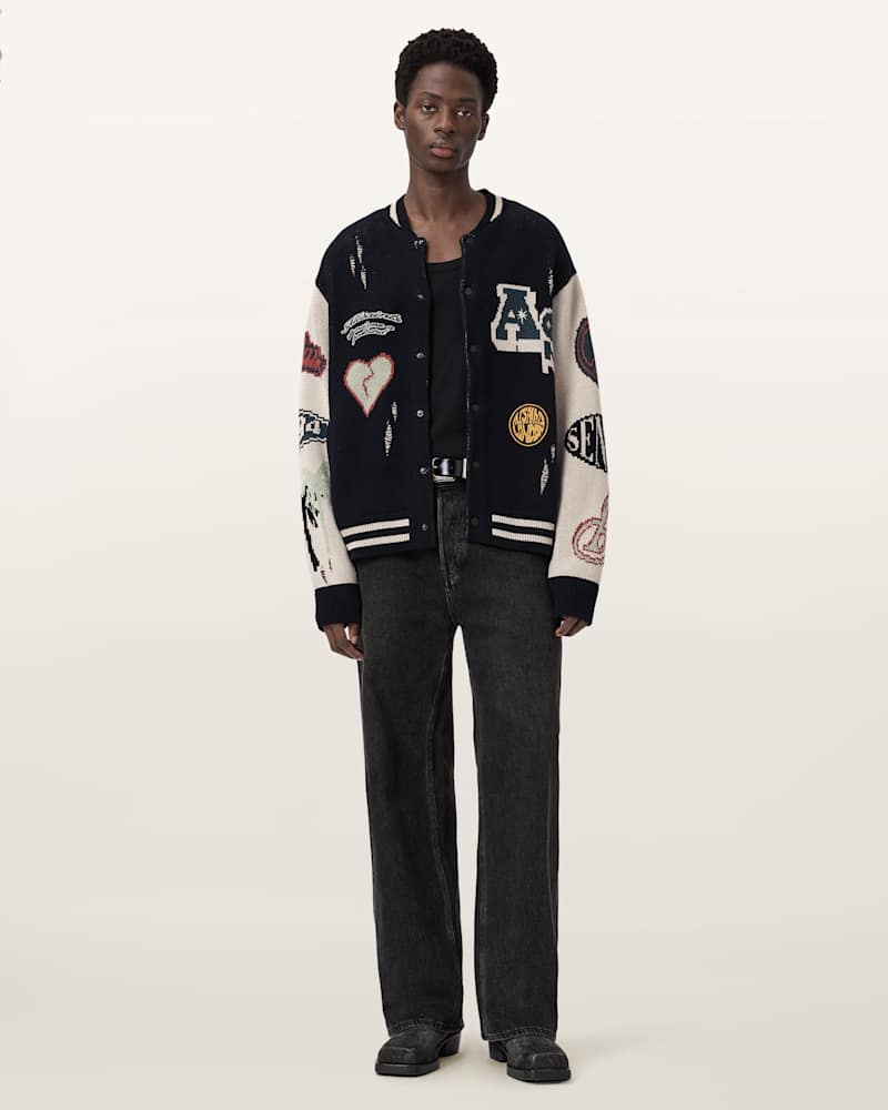 Chase Jacquard Knit Cardigan