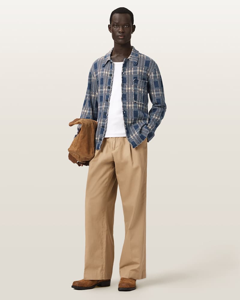 Solmar Knitted Check Cardigan
