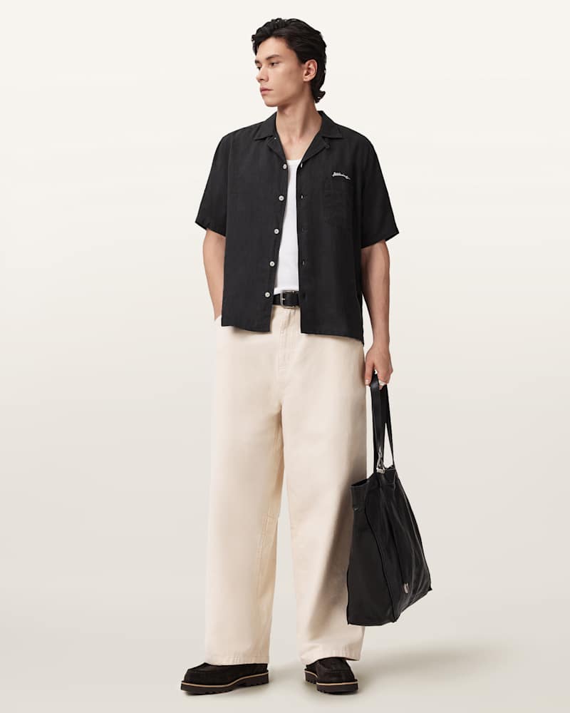 Wilder Embroidered Linen Shirt