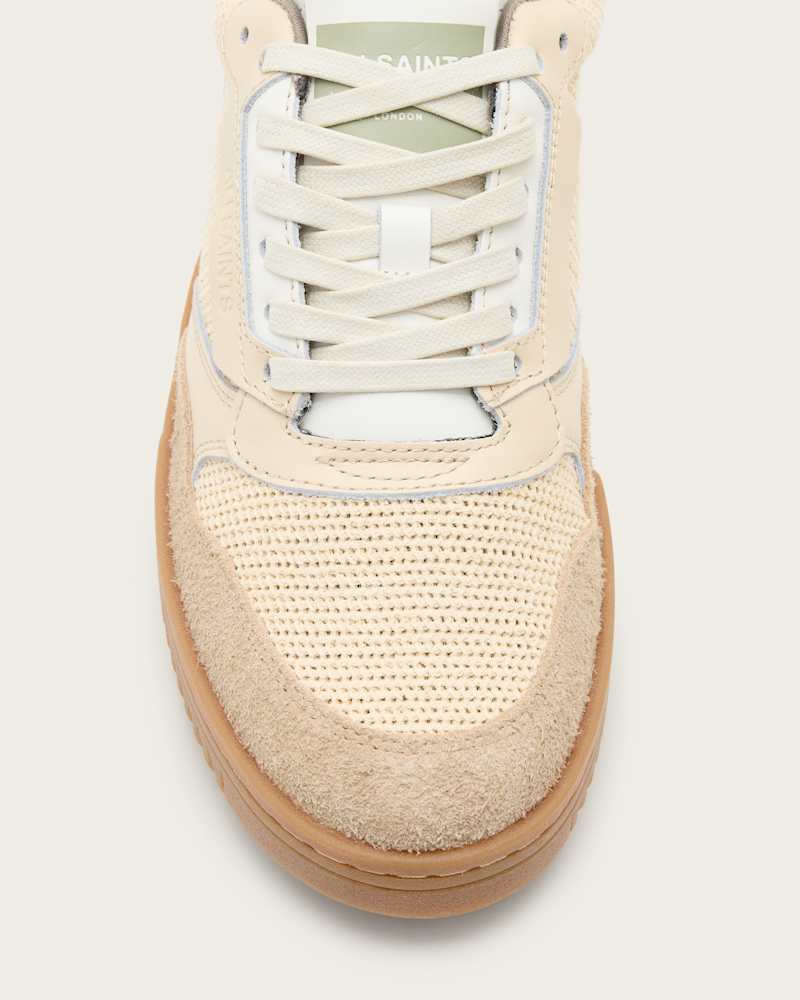 Regan Mesh And Suede Low Top Trainers