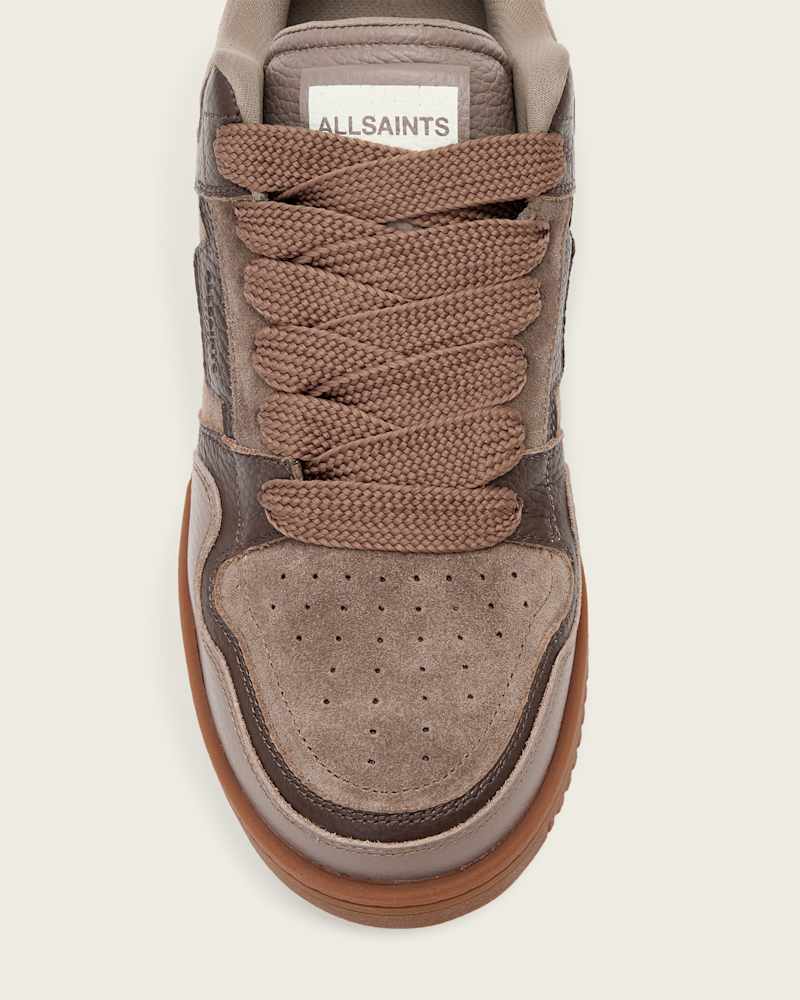 Regan Plus Leather Low Top Trainers