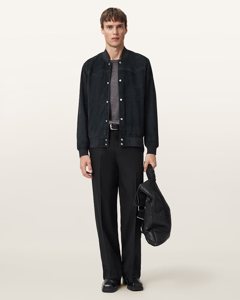 Stafford Suede Bomber Jacket