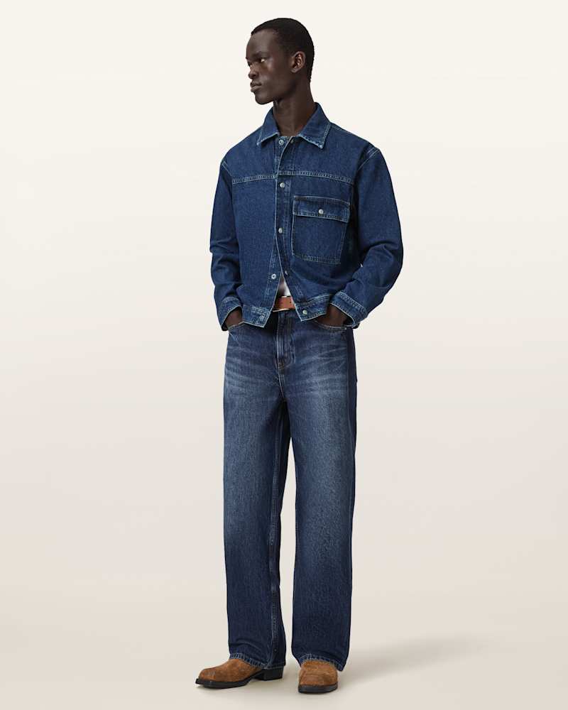 Cast Long Sleeve Boxy Denim Jacket