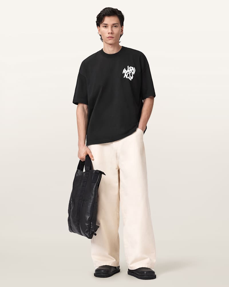 Orlando Logo Print Oversized T-Shirt 