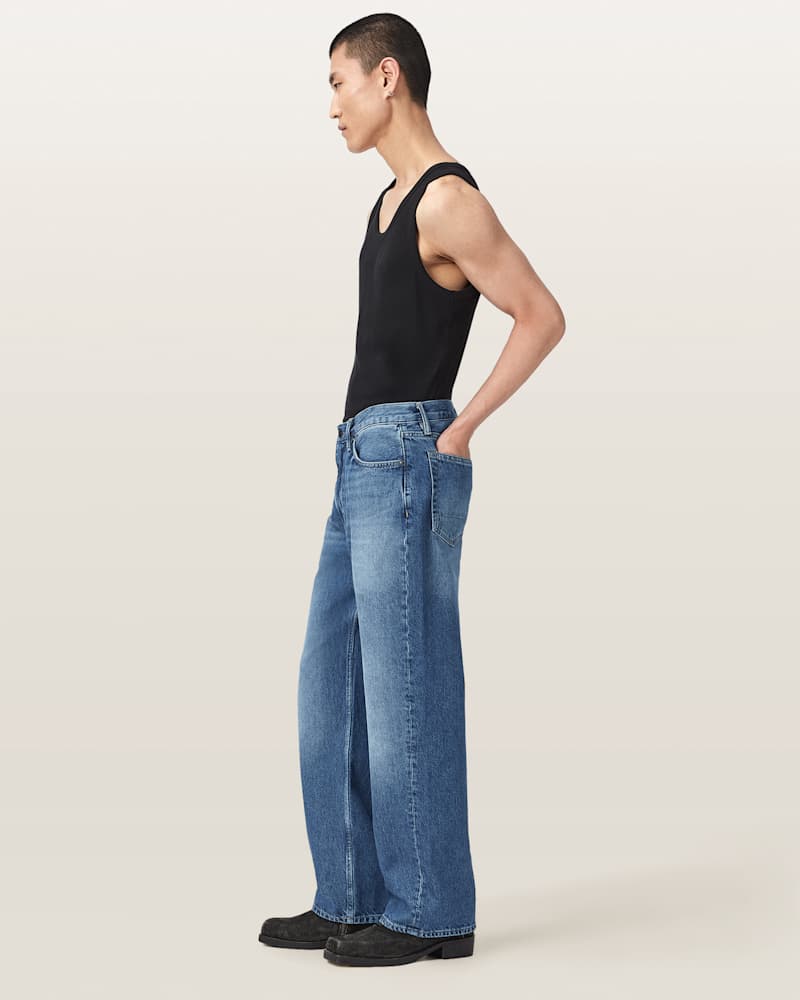 Mullen Straight Leg Loose Denim Jeans